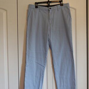 Nautica Men's Flat Front Light Blue 5 Pocket Casual Pant Size 34 x 32